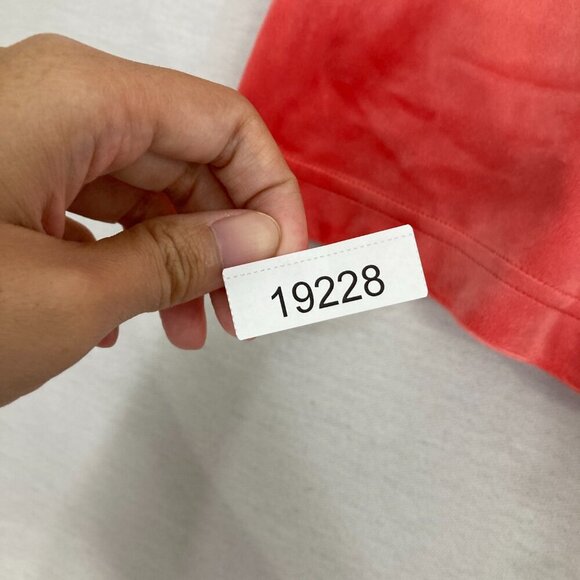 New Juicy Couture Coral Velvet Velour Stretch Pull-on Beaded Shorts Large - Picture 11 of 11